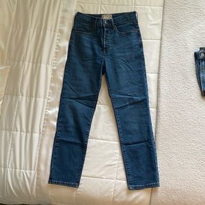 Everlane high rise straight leg ankle jean